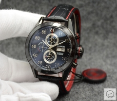Tag Heuer Carrera Caliber 16 Day Date Quartz Chronograph Silver Dial Men's Watch AHGT218595850