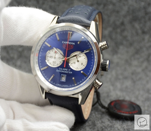 Tag Heuer Carrera Caliber 16 Day Date Quartz Chronograph Silver Dial Men's Watch AHGT214595850