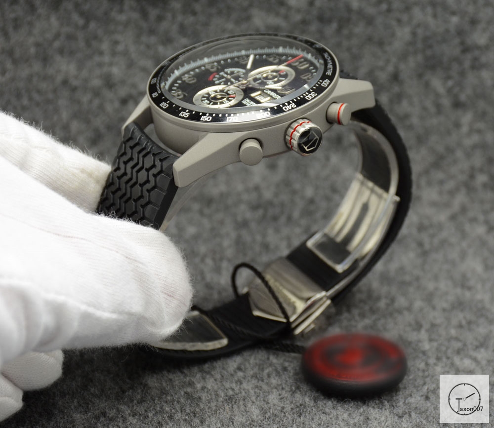 Tag Heuer Carrera Caliber 16 Quartz Chronograph Silver Dial Men's Watch AHGT200195850