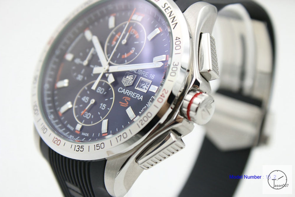 Tag Heuer Carrera Caliber 16 Quartz Chronograph Silver Dial Men's Watch AHGT222195880