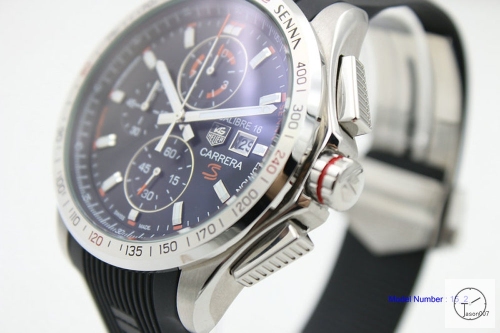 Tag Heuer Carrera Caliber 16 Quartz Chronograph Silver Dial Men's Watch AHGT222195880