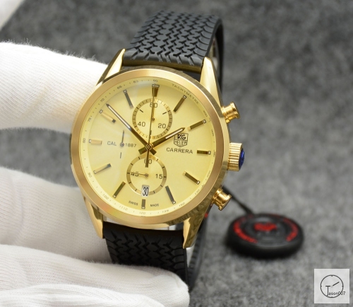 Tag Heuer Carrera Caliber 16 Day Date Quartz Chronograph Silver Dial Men's Watch AHGT216395850