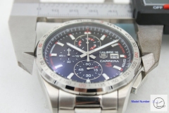 Tag Heuer Carrera Caliber 16 Quartz Chronograph Silver Dial Men's Watch AHGT222895880