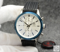 Tag Heuer Carrera Caliber 16 Day Date Quartz Chronograph Silver Dial Men's Watch AHGT215995850