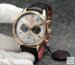 Tag Heuer Carrera Caliber 16 Day Date Quartz Chronograph Silver Dial Men's Watch AHGT214895850