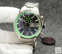 Tag Heuer Carrera Caliber 16 Day Date Quartz Chronograph Silver Dial Men's Watch AHGT213295850