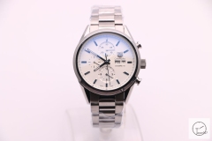 Tag Heuer Carrera Caliber 16 Day Date Automatic Glass Back Silver Dial Men's Watch AHGT207195850