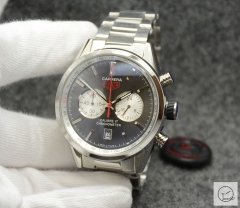 Tag Heuer Carrera Caliber 16 Day Date Quartz Chronograph Silver Dial Men's Watch AHGT213095850