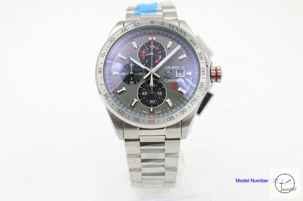 Tag Heuer Carrera Caliber 16 Quartz Chronograph Silver Dial Men's Watch AHGT223195880