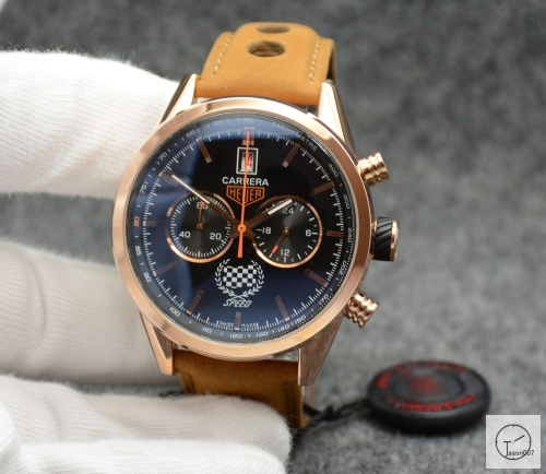 Tag Heuer Carrera Caliber 16 Day Date Quartz Chronograph Silver Dial Men's Watch AHGT213995850