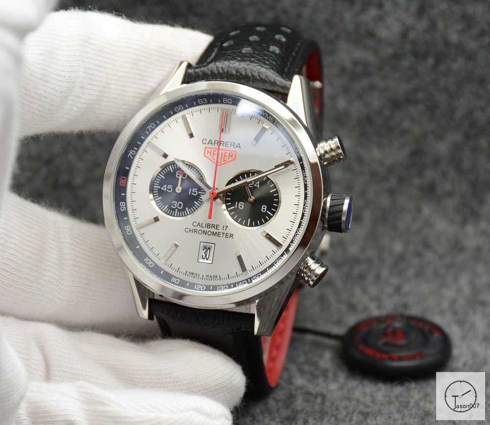 Tag Heuer Carrera Caliber 16 Day Date Quartz Chronograph Silver Dial ...