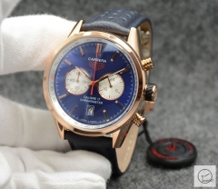 Tag Heuer Carrera Caliber 16 Day Date Quartz Chronograph Silver Dial Men's Watch AHGT215095850