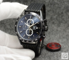 Tag Heuer Carrera Caliber 16 Day Date Quartz Chronograph Silver Dial Men's Watch AHGT217995850