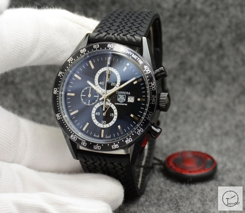 Tag Heuer Carrera Caliber 16 Day Date Quartz Chronograph Silver Dial Men's Watch AHGT217995850