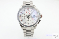 Tag Heuer Carrera Caliber 16 Quartz Chronograph Silver Dial Men's Watch AHGT222595880