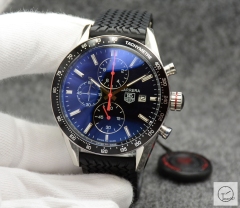 Tag Heuer Carrera Caliber 16 Day Date Quartz Chronograph Silver Dial Men's Watch AHGT217395850