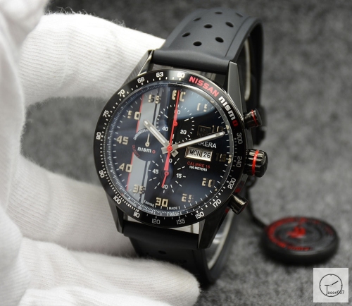 Tag Heuer Carrera Caliber 16 Day Date Quartz Chronograph Silver Dial Men's Watch AHGT209195850
