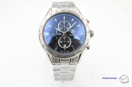 Tag Heuer Carrera Caliber 16 Quartz Chronograph Silver Dial Men's Watch AHGT225295880