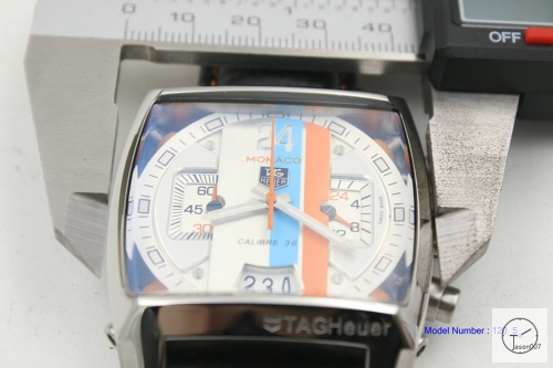 Tag Heuer Monaco 24 Quartz Chrono Silver Dial Men's Watch AHGT227195850