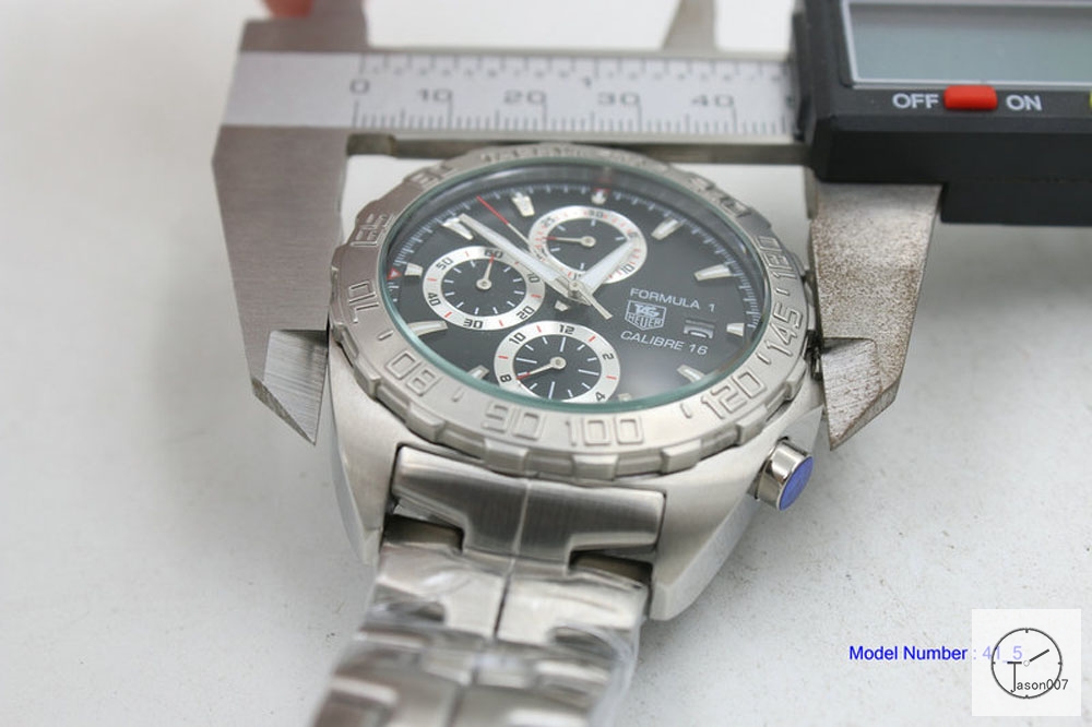Tag Heuer Carrera Caliber 16 Quartz Chronograph Silver Dial Men's Watch AHGT224795880