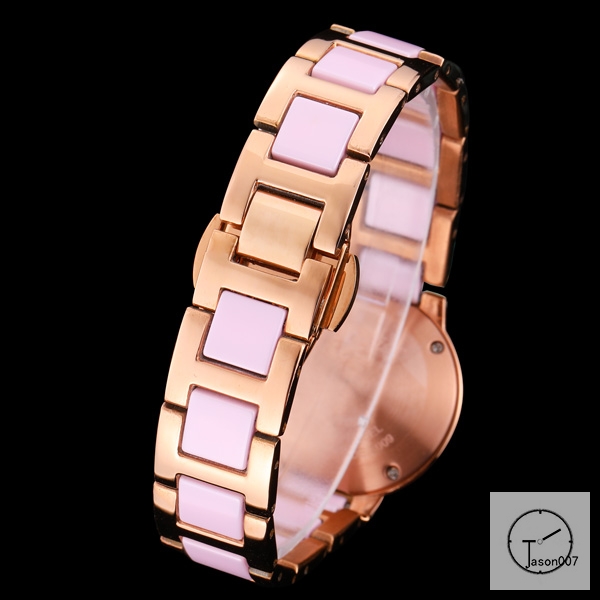 Cartier Ballon Bleu Everose Gold 28mm Pink Dial Quarz Ceramic Stainless Steel Ladies Watch AHGT180525840