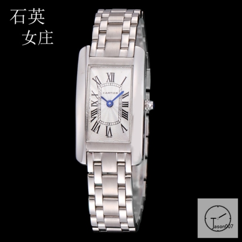 Cartier Tank Solo XL Stainless Steel Ladies Watch AHGT1e Everose Gold Dial Diamond Bezel Stainless Steel Case Quartz Movement Glass Back Black Fh1883925800