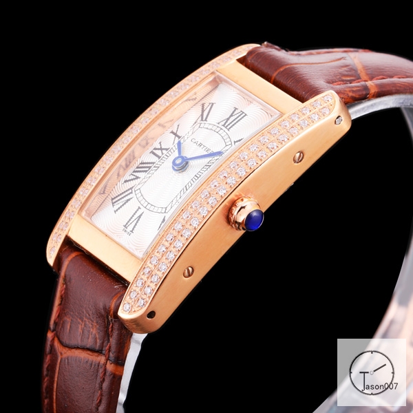 Cartier Tank Solo XL White Dial Diamond Bezel Everose Gold Case Quartz Movement Glass Back Black Leather StrapStainless Steel Ladies Watch AHGT1882225850