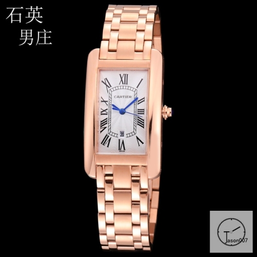 Cartier Tank Solo XL Everose Gold Stainless Steel Ladies Watch AHGT1e Everose Gold Dial Diamond Bezel Stainless Steel Case Quartz Movement Glass Back Black Fh1884025800