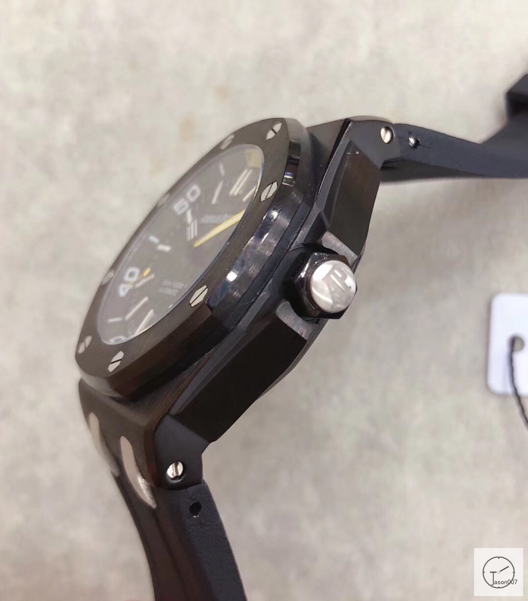Audemars Piguet Royal Oak Offshore Pvd Black Automatic Movement Engraved Rubber 42mm Men Watch AU2588280