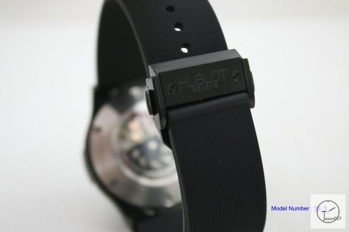 HUBLOT Classic Fusion Matte Black 41mm Rubber Strap Original clasp Automatic Movement Auto date 42mm Men's Watch HUBG2000760