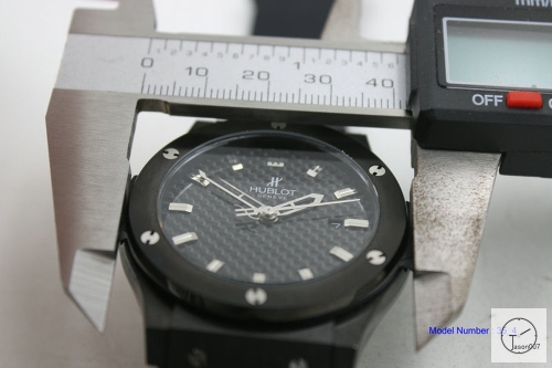 HUBLOT Classic Fusion Matte Black 41mm Rubber Strap Original clasp Automatic Movement Auto date 42mm Men's Watch HUBG2000760