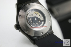 HUBLOT Classic Fusion Matte Black 41mm Rubber Strap Original clasp Automatic Movement Auto date 42mm Men's Watch HUBG2000760