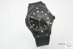HUBLOT Classic Fusion Matte Black 41mm Rubber Strap Original clasp Automatic Movement Auto date 42mm Men's Watch HUBG2000760