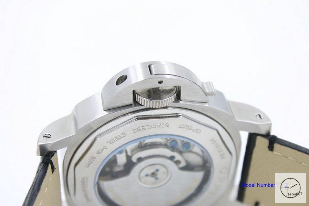 LUMINOR PANERAI Mens Luxury WristWatch GlassBack 42MM dial Leather Strap PN49625180