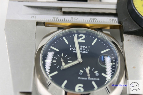 LUMINOR PANERAI Mens Luxury WristWatch GlassBack 42MM dial Leather Strap PN49625180