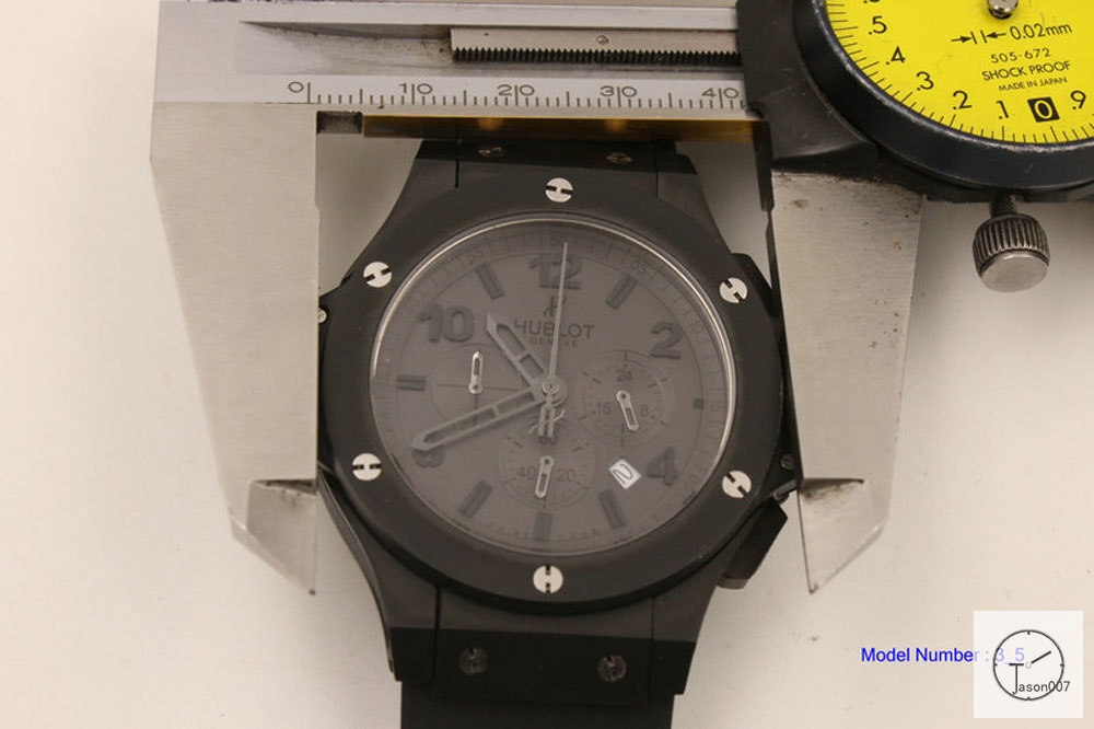 Hublot Big Bang Rubber Quartz chronograph Black matte Geneva Auot Date 42MM Men's Watch HUBS2001560