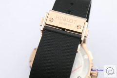 Hublot Big Bang LUNA ROSSA TUIGA 1909 Sapphire Rubber Rose Gold Case Quartz chronograph Black Rubber Strap Geneva Auot Date 42MM Men's Watch HUBS2001860