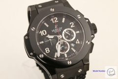 Hublot Big Bang TUIGA 1909 Rubber Black Case Ceramics Quartz chronograph Black Rubber Strap Geneva Auot Date 42MM Men's Watch HUBS2001760