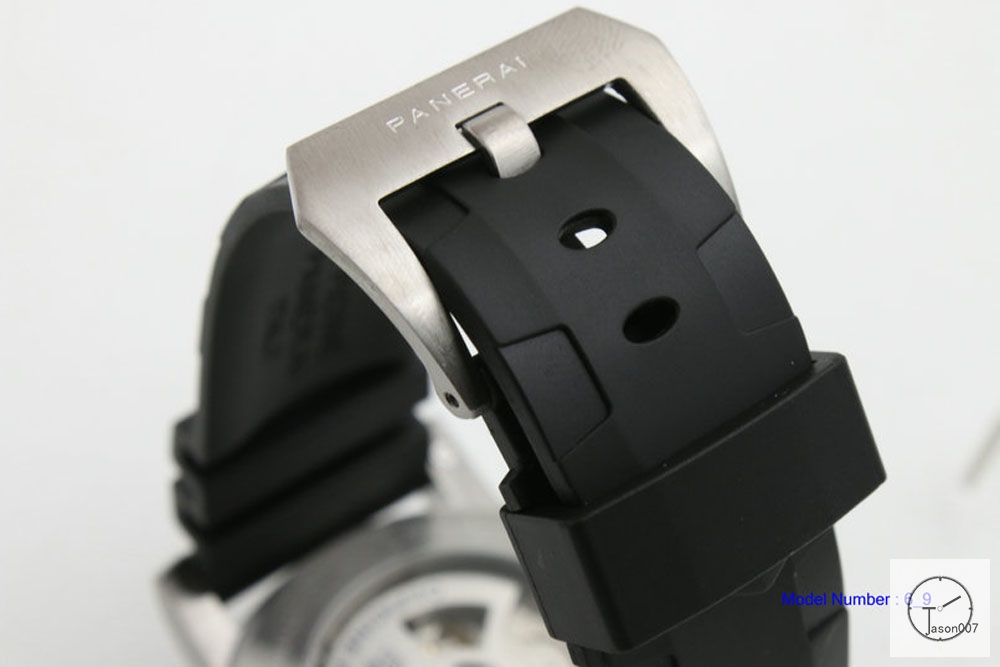 LUMINOR PANERAI Mens 46MM Automatic Rubber Strap Sub dials work PN431550