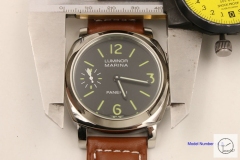 LUMINOR PANERAI Mens 42MM PAM00914 Automatic Classic Leather Strap Glass Back PN431850