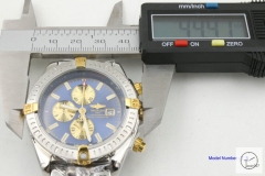 BREITLING Avenger Series 1884 Gold&Silver Blue Dial Quartz chronograph 44mm Stainless steel Men's Watch BT2002960