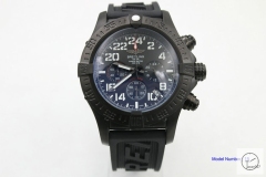 BREITLING Avenger Series 1884 Black Number Dial Quartz chronograph 46mm Stainless steel Strap Men's Watch BT2003660