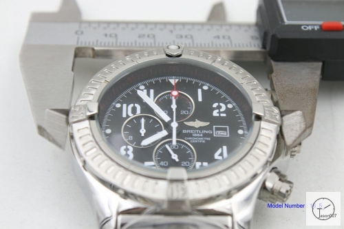 BREITLING Avenger Series 1884 Black Number Dial All Work Quartz chronograph 48mm Stainless steel Strap Men's Watch BT2003760
