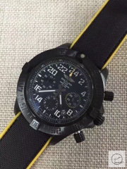 BREITLING Avenger Series 1884 Pvd Black Dial Auto Date Bezel All Work Quartz chronograph CHRONOMETRE CERTIFIE Rubber 49mm Stainless steel Men's Watch BT2005780