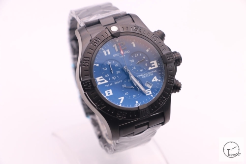 BREITLING Avenger Series 1884 Pvd Black Blue Dial Auto Date Bezel All Work Quartz chronograph CHRONOMETRE CERTIFIE 49mm Stainless steel Men's Watch BT2005680