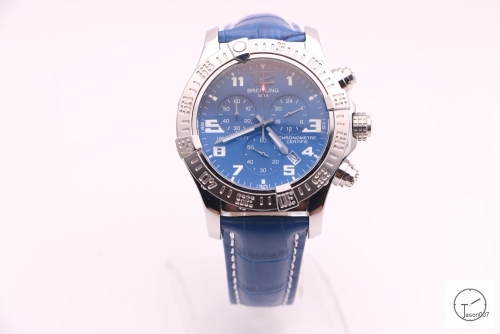 BREITLING Avenger Series 1884 Blue Dial Auto Date Bezel All Work Quartz chronograph CHRONOMETER CERTIFIE 49mm Stainless steel Men's Watch BT2004660