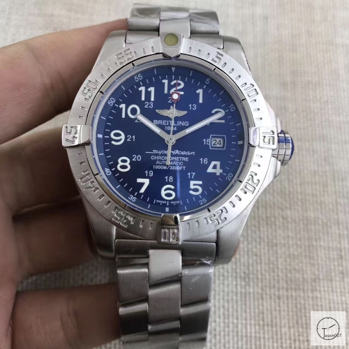 BREITLING Avenger Series Superocean 1884 Auto Date Bezel Automatic Movement Yellow Dial OFFICEIELLEMENT CERTIFIE CHRONOMETRE 48mm Stainless steel Men's Watch BT20062960