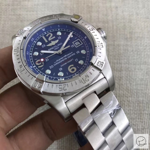 BREITLING Avenger Series 1884 Blue Dial Super Ocean Auto Date Bezel Automatic Movement CERTIFIE CHRONOMETRE 48mm Stainless steel Men's Watch BT20063260