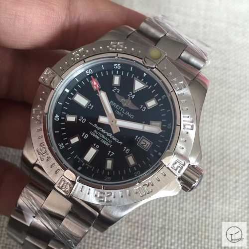 BREITLING Avenger Series 1884 Silver Super Ocean Auto Date Bezel Automatic Movement CERTIFIE CHRONOMETRE 48mm Stainless steel Men's Watch BT20063560