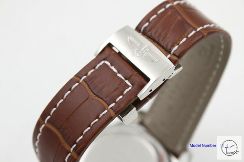 BREITLING Bentley MOTORS 1884 Week Quartz Chronograph Auto Date Brown Dial 47MM Stainless steel Leather Men's Watch BBT2001380